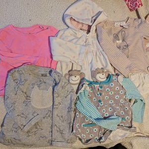 Set of 5 Long Sleeve Shirts/Hoodies 18m